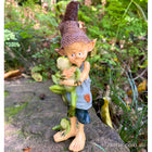 Pixie Boy with his Frog Friends (a)