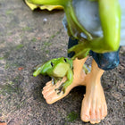 Pixie Boy with his Frog Friends (a)