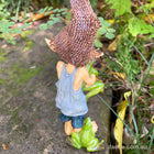 Pixie Boy with his Frog Friends (a)