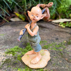 Little Pixie Boy Running Away from Home