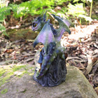 Ornate Dragon with Snow Globe 19cm