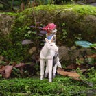 Pixie boy Sitting on a Unicorn Friend