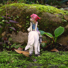 Pixie boy Sitting on a Unicorn Friend