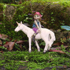 Pixie boy Sitting on a Unicorn Friend
