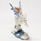 Fairy Riding on Leaping Wolf Figurine by Veronese Design