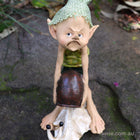 Naughty Pixie trying to Pull the Shell off a Snail