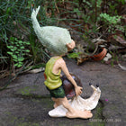 Naughty Pixie trying to Pull the Shell off a Snail