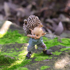 Pixie Carrying a Hedgehog