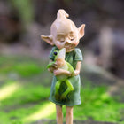 Pixie Girl Hugging a Frog