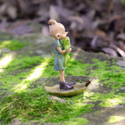Pixie Girl Hugging a Frog