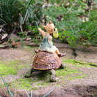 Pixie Girl Riding on a Turtle Friend