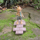 Pixie Boy confused whilst Playing Hopscotch