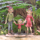 A Beautiful Pixie Family Figurine - Mother, Father and Child