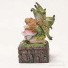 Beautiful Fairy Resting on a Soft Mushroom Trinket Box