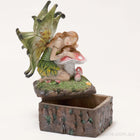 Beautiful Fairy Resting on a Soft Mushroom Trinket Box