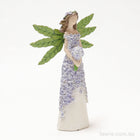 Purple Flower Fairy - Holding a Bouquet - Figurine