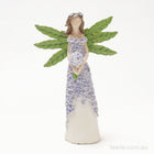 Purple Flower Fairy - Holding a Bouquet - Figurine