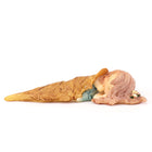 Cute Fairy Sleeping in a Leaf Blanket
