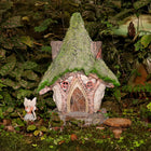 Fairy Nancy-Jean's Glittery (Solar) Fern Home with Log Table (Kit)