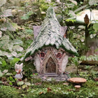Fairy Nancy-Jean's Glittery (Solar) Fern Home with Log Table (Kit)