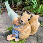 Pixie Boy giving a Cuddle to his Squirrel Friend