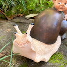 Larger Pixie pushing his Snail Friend