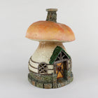 fairy mushroom house front left view