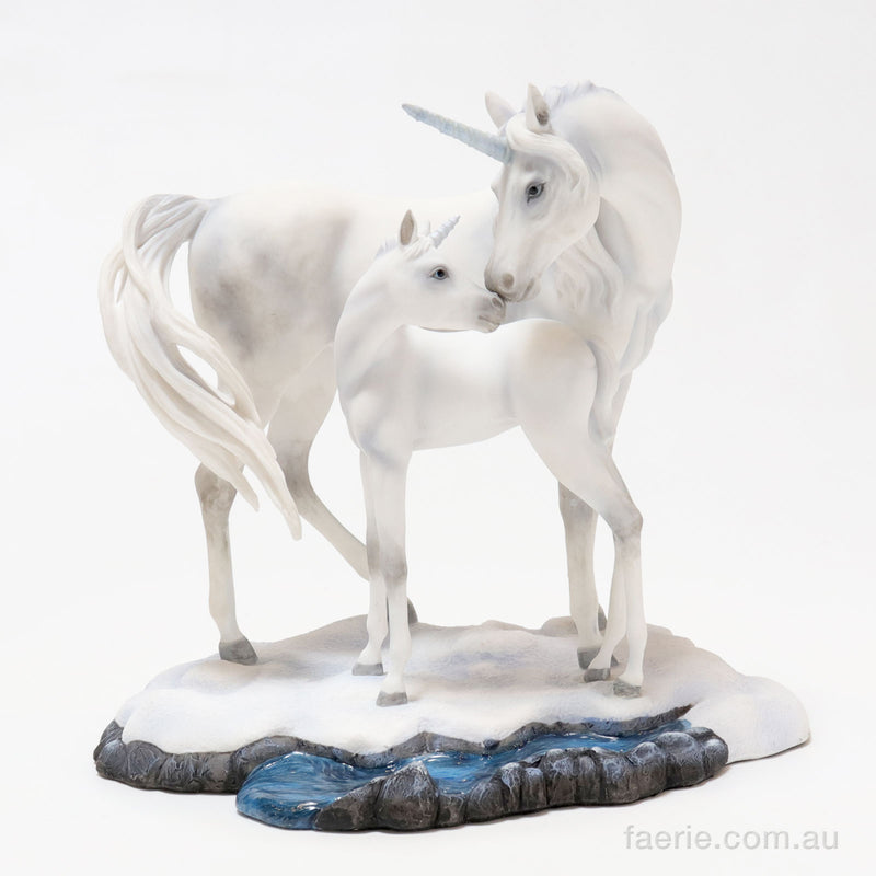 Sacred Love Unicorn Figurine featuring the Artwork of Lisa Parker