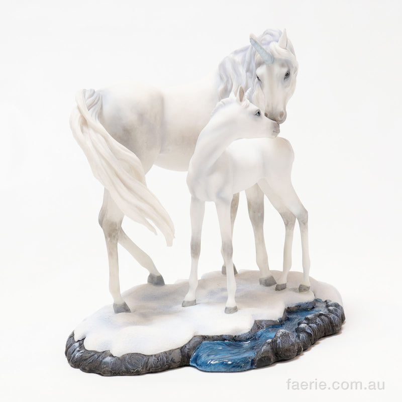 Sacred Love Unicorn Figurine featuring the Artwork of Lisa Parker