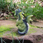 Dragon holding a Pink Rock 12cm