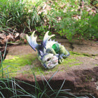 Dragon holding a Opaque Green Rock 12cm