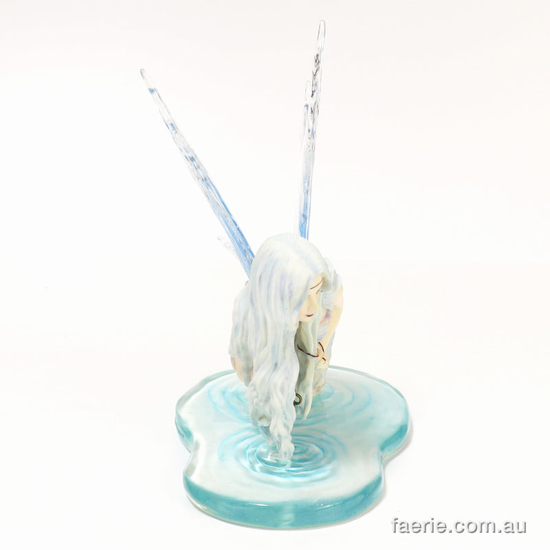 Fairy Figurine 'Fishing For Riddles"  featuring the Artwork of Selina Fenech