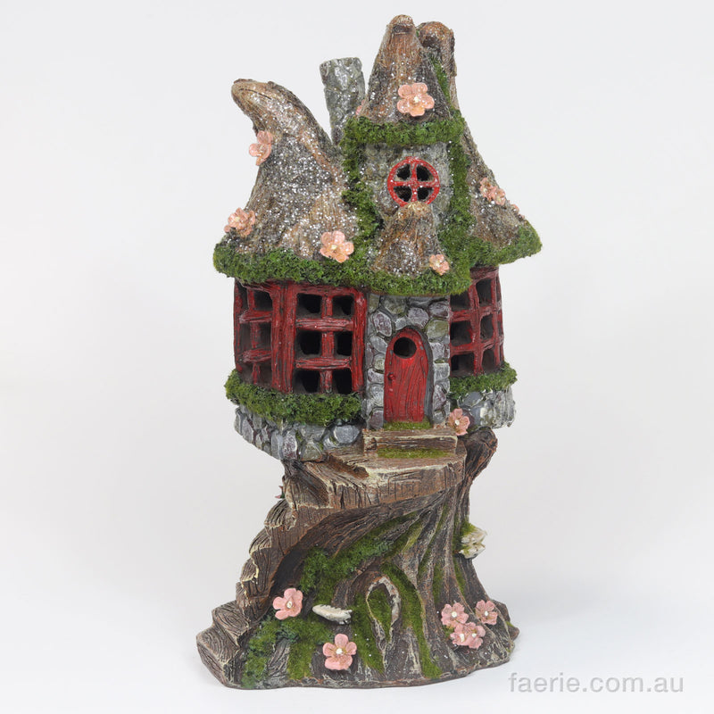 The Glittery Staircase House Fairy Home - (Solar)   Last one...