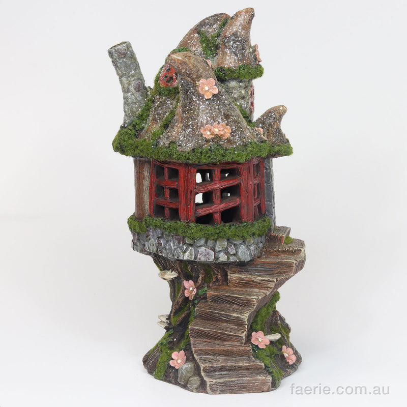 The Glittery Staircase House Fairy Home - (Solar)   Last one...