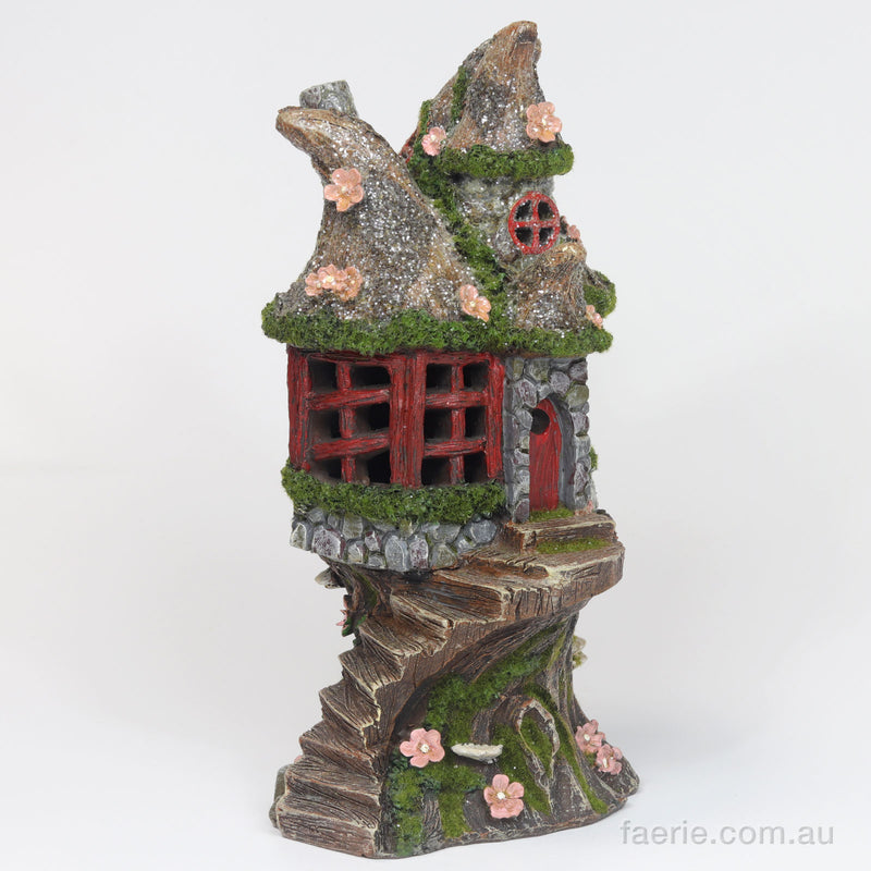 The Glittery Staircase House Fairy Home - (Solar)   Last one...