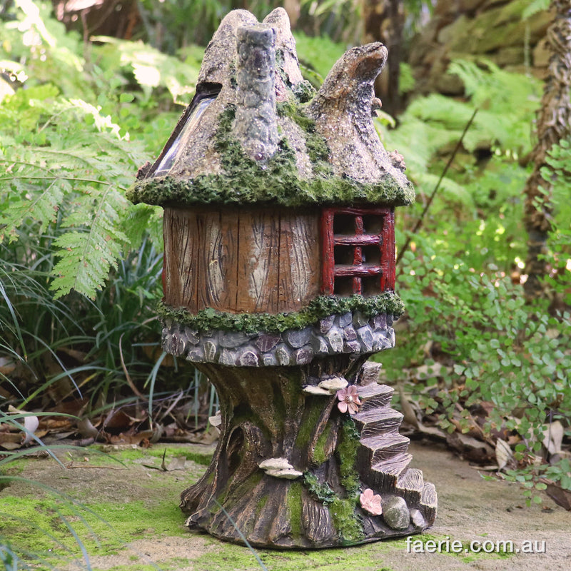 The Glittery Staircase House Fairy Home - (Solar)   Last one...