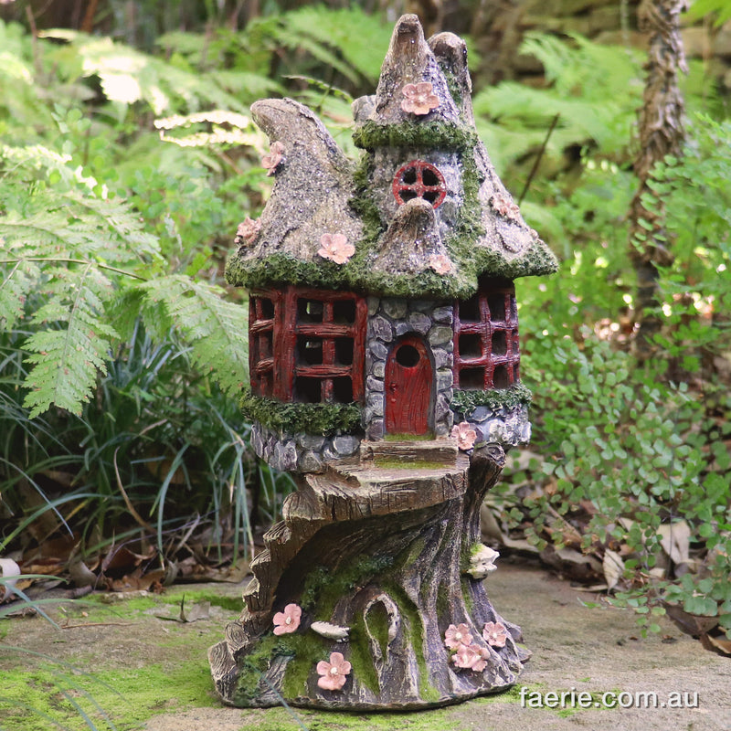 The Glittery Staircase House Fairy Home - (Solar)   Last one...