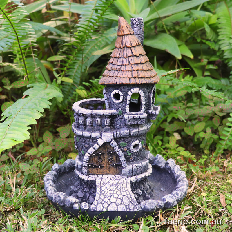 Fiddlehead "The Fairy Castle and Castle Moat" Fairy Home