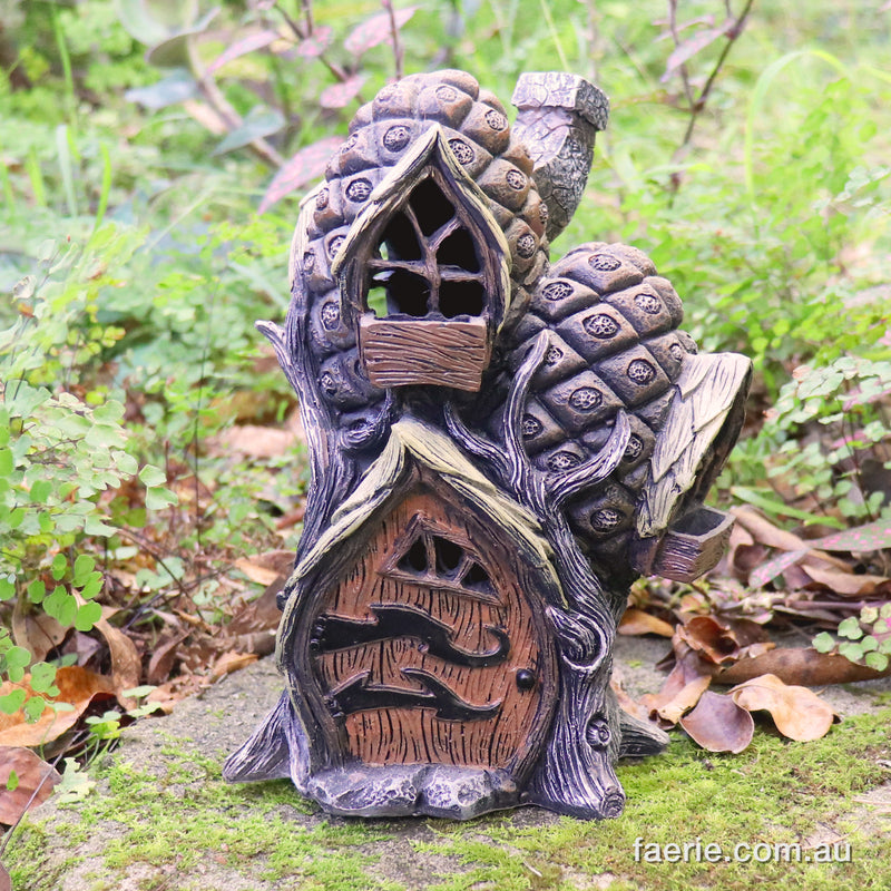 Fiddlehead "The Pine Cone Town House" Fairy Home