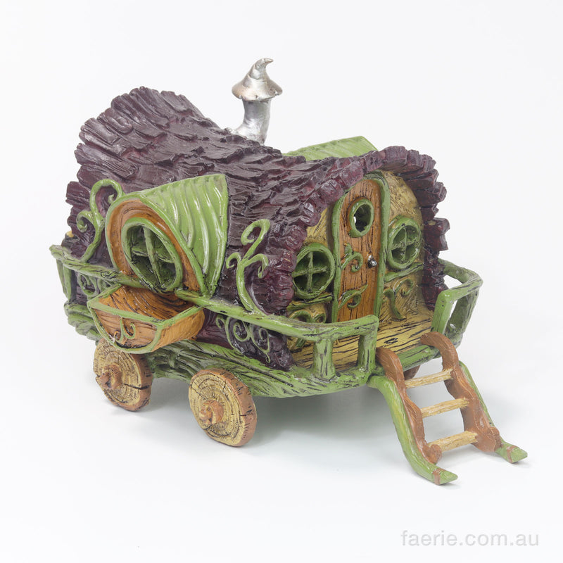 Fiddlehead "The Gypsy Wagon" Fairy Home