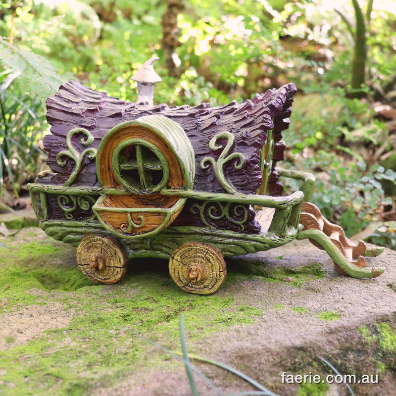 Fiddlehead "The Gypsy Wagon" Fairy Home