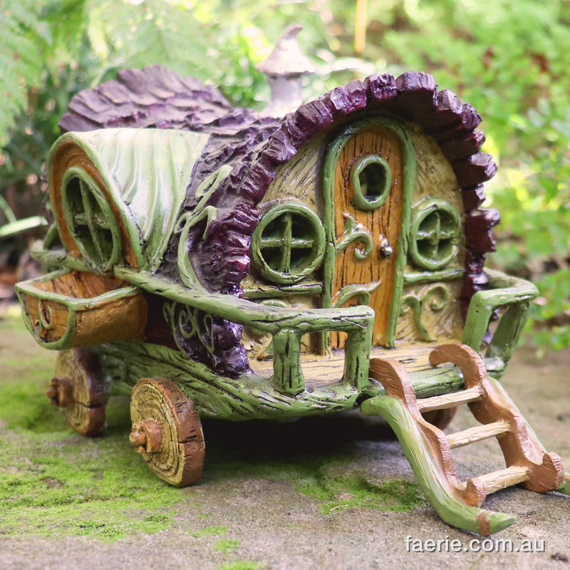 Fiddlehead "The Gypsy Wagon" Fairy Home