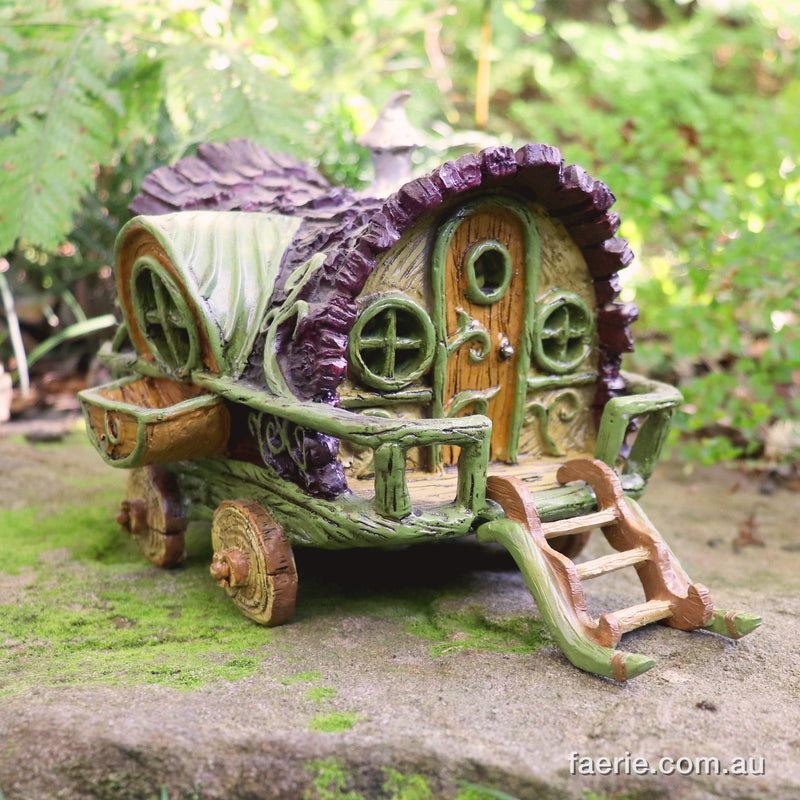 Fiddlehead "The Gypsy Wagon" Fairy Home