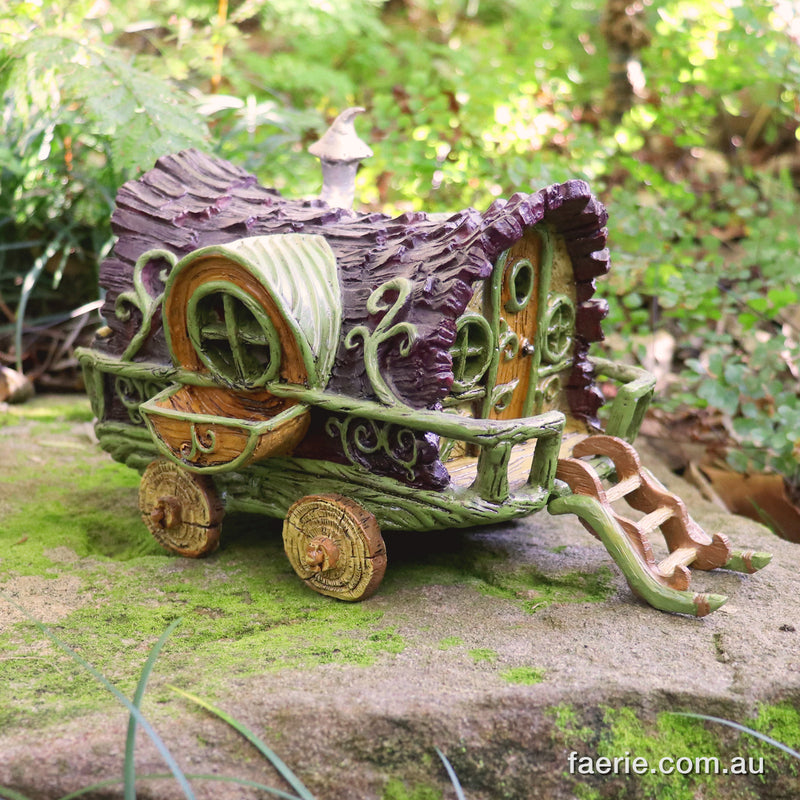 Fiddlehead "The Gypsy Wagon" Fairy Home