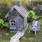 Fairy April's Fairy Shed Hideaway Home with her Comfortable Lazing Chair and Stone Path (Kit)