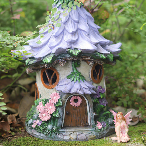 Fairy Rosie's Purple Flower Home
