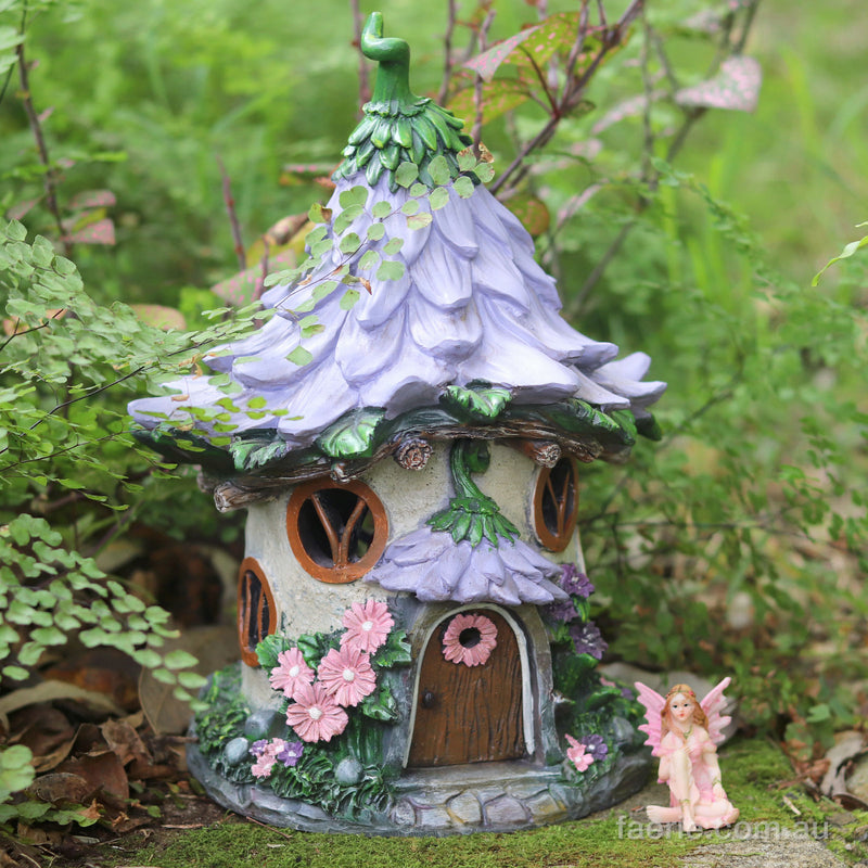 Fairy Rosie's Purple Flower Home