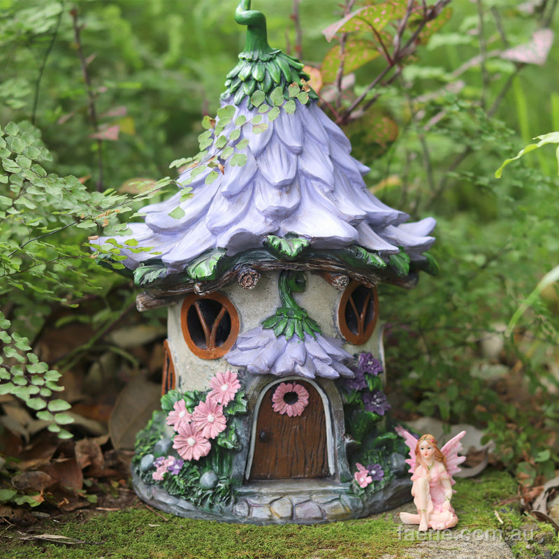 Fairy Rosie's Purple Flower Home