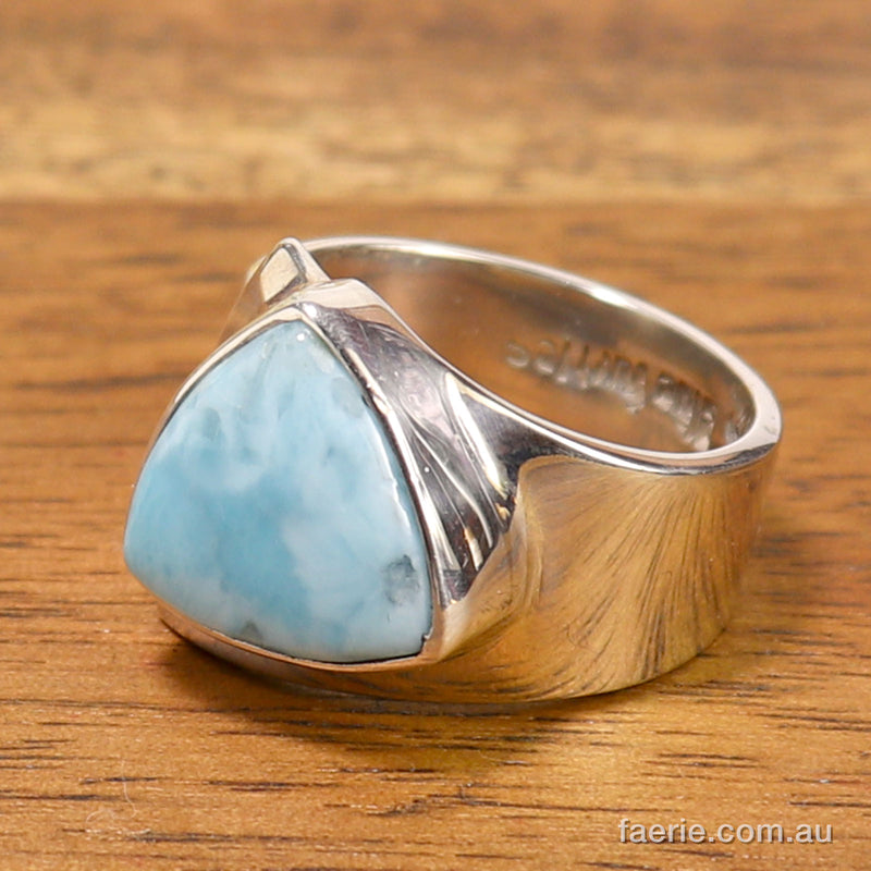 Larimar Ring -  (Size US 7.5 , AU/UK O1/2 )