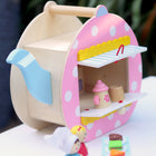 Wooden Teapot Spotted Cafe Playset